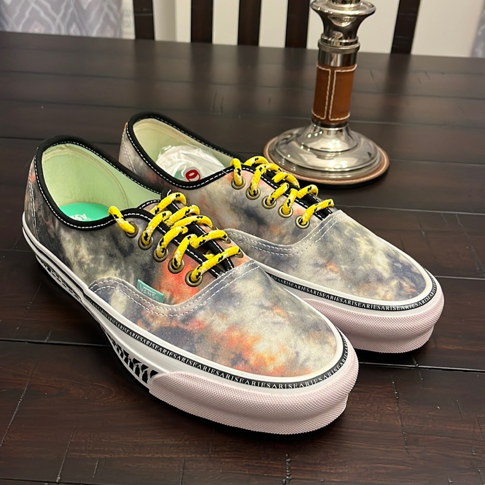 Vans OG Authentic Lx Aries Trip Art Shoes Sneakers new Tie Dye Mens Women’s - Picture 2 of 13